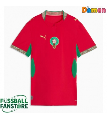 Marokko Replik Heimtrikot Damen WM 2026 Kurzarm